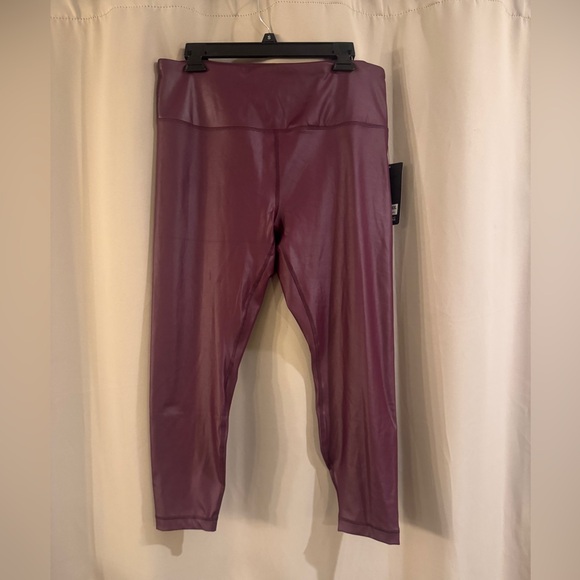 Women’s NWT 90 Degrees  Purple Leggings - Picture 1 of 5
